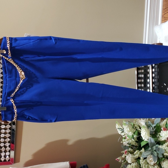 Nwt Zac and Rachel XL pants with gold belt - Picture 3 of 17